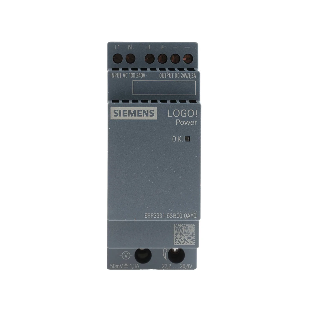 Siemens LOGO!POWER Switch Mode DIN Rail Power Supply with Flexible Deployment